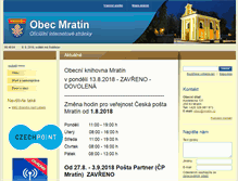 Tablet Screenshot of mratin.cz